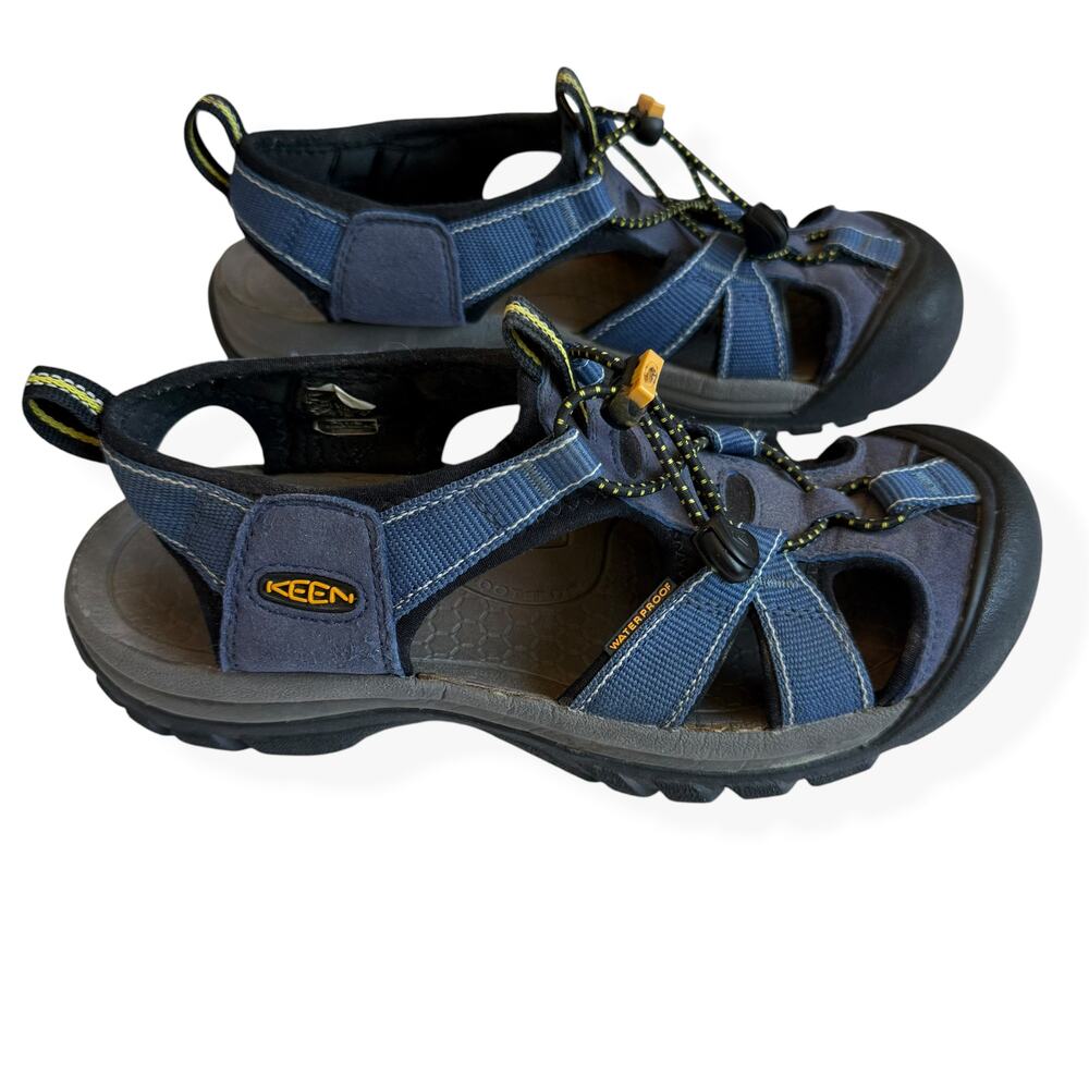 Keen Newport H2 Waterproof Sandals Women's 7.5 Blue Hiking Outdoor Water Shoes